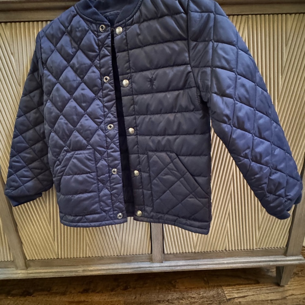 Polo by Ralph Lauren Dark Blue Quilted Kids Jacket